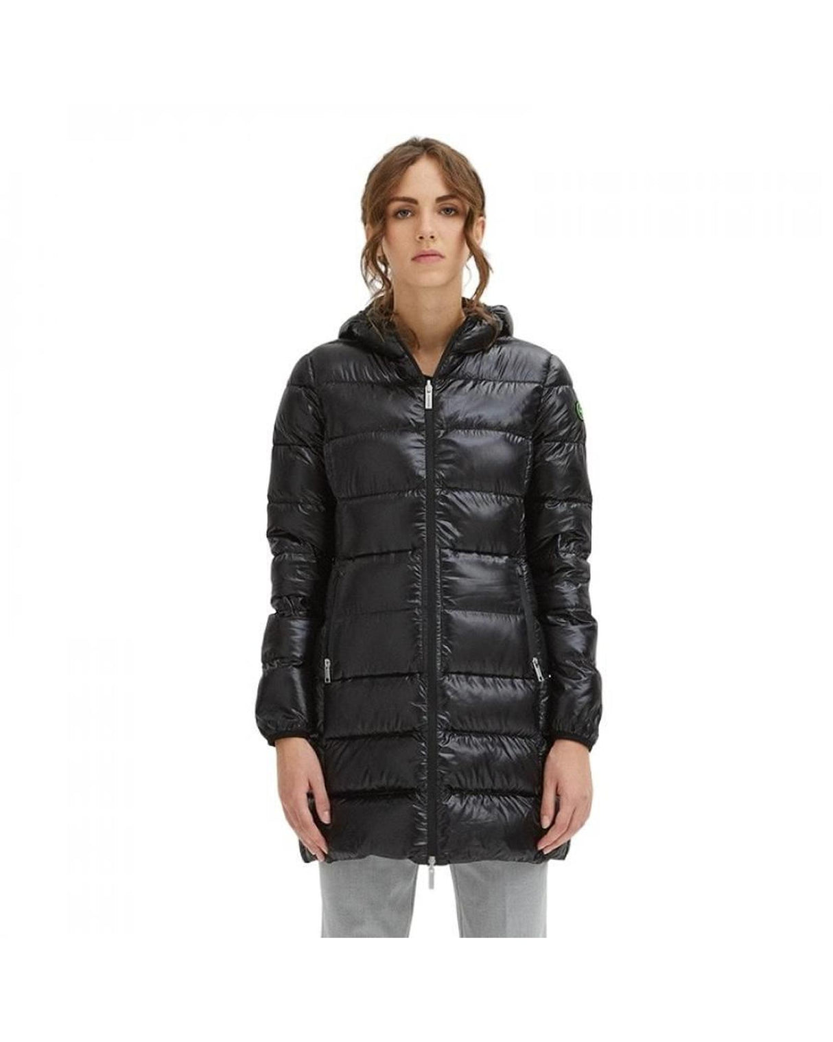 Down Jacket with Japanese Hood and Zip Closure XL Women