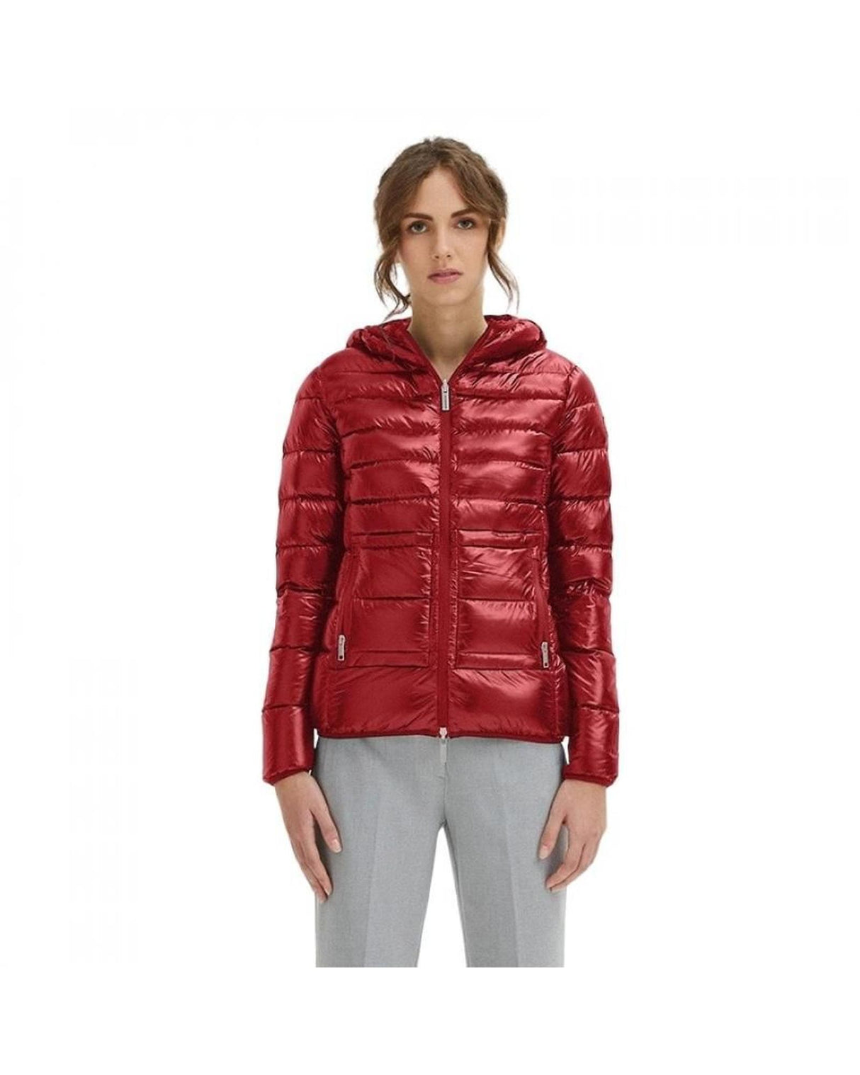 Short Down Jacket with Ultra Light Hood L Women