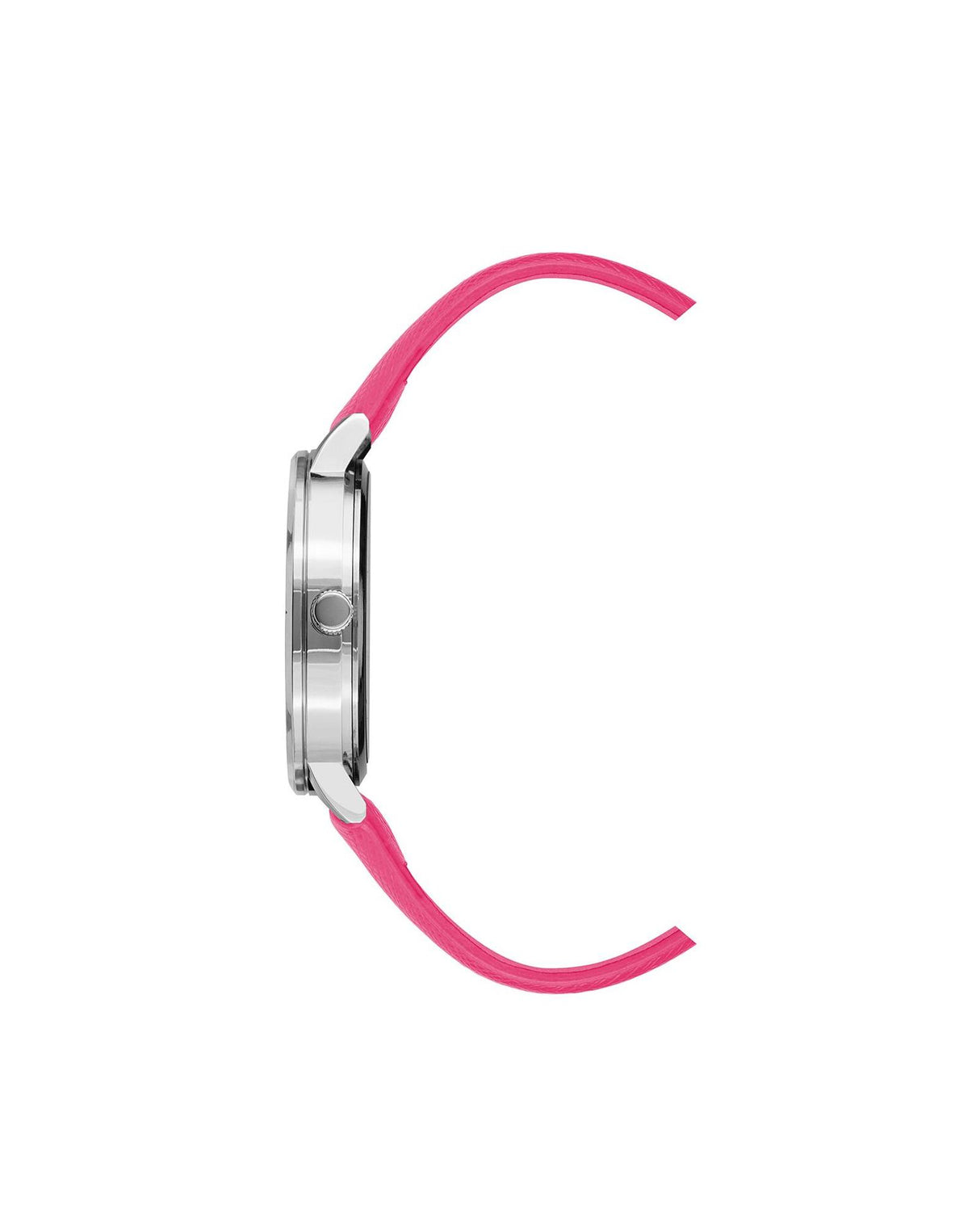 Silver Analog Fashion Watch with Rhine Stone Facing One Size Women