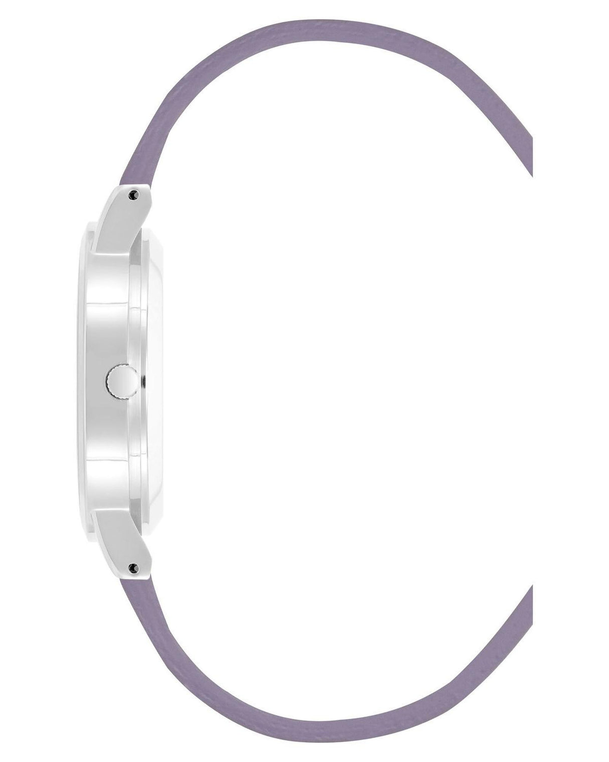 Silver Rhinestone Fashion Watch with Analog Display One Size Women