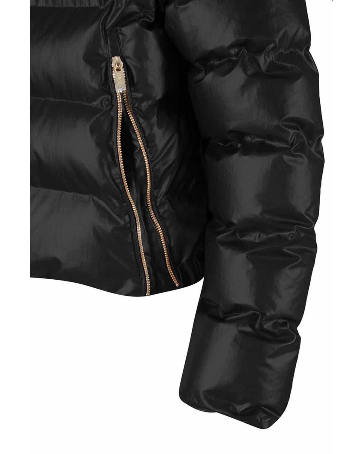 Hooded Jacket with Brand Logo and 2 Pockets S Women