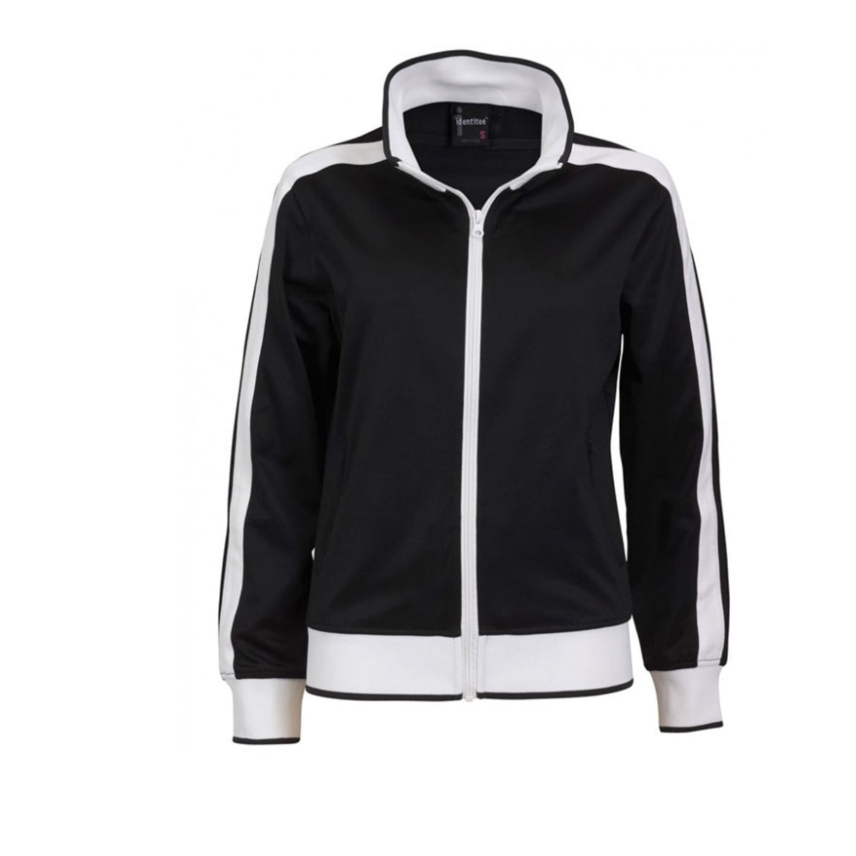 Ladies Track Top Jacket Tracksuit Warm Winter Full Zip Varsity Jumper