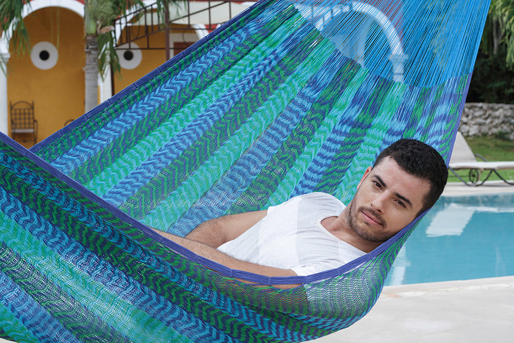 The out and about hammock Single Size in Caribe colour