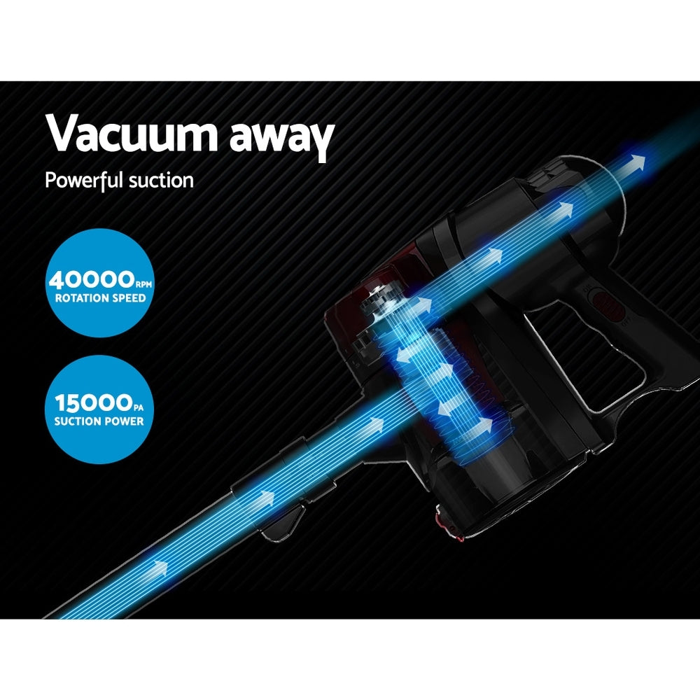 Handheld Vacuum Cleaner Bagless Corded 450W Red