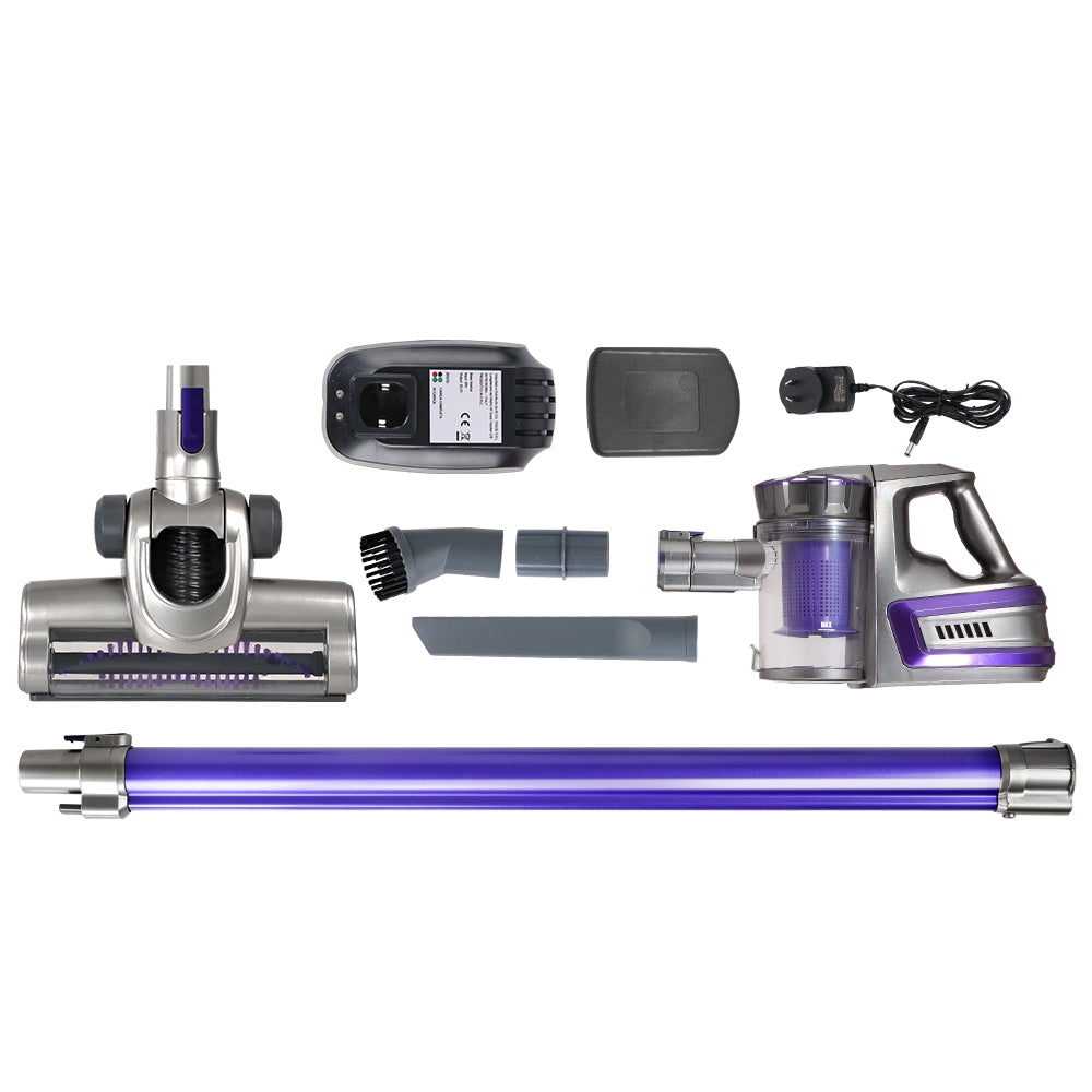 Handheld Vacuum Cleaner Cordless Bagless 150W Purple