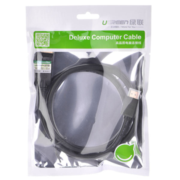 DP male to HDMI male cable 1M black (10238)