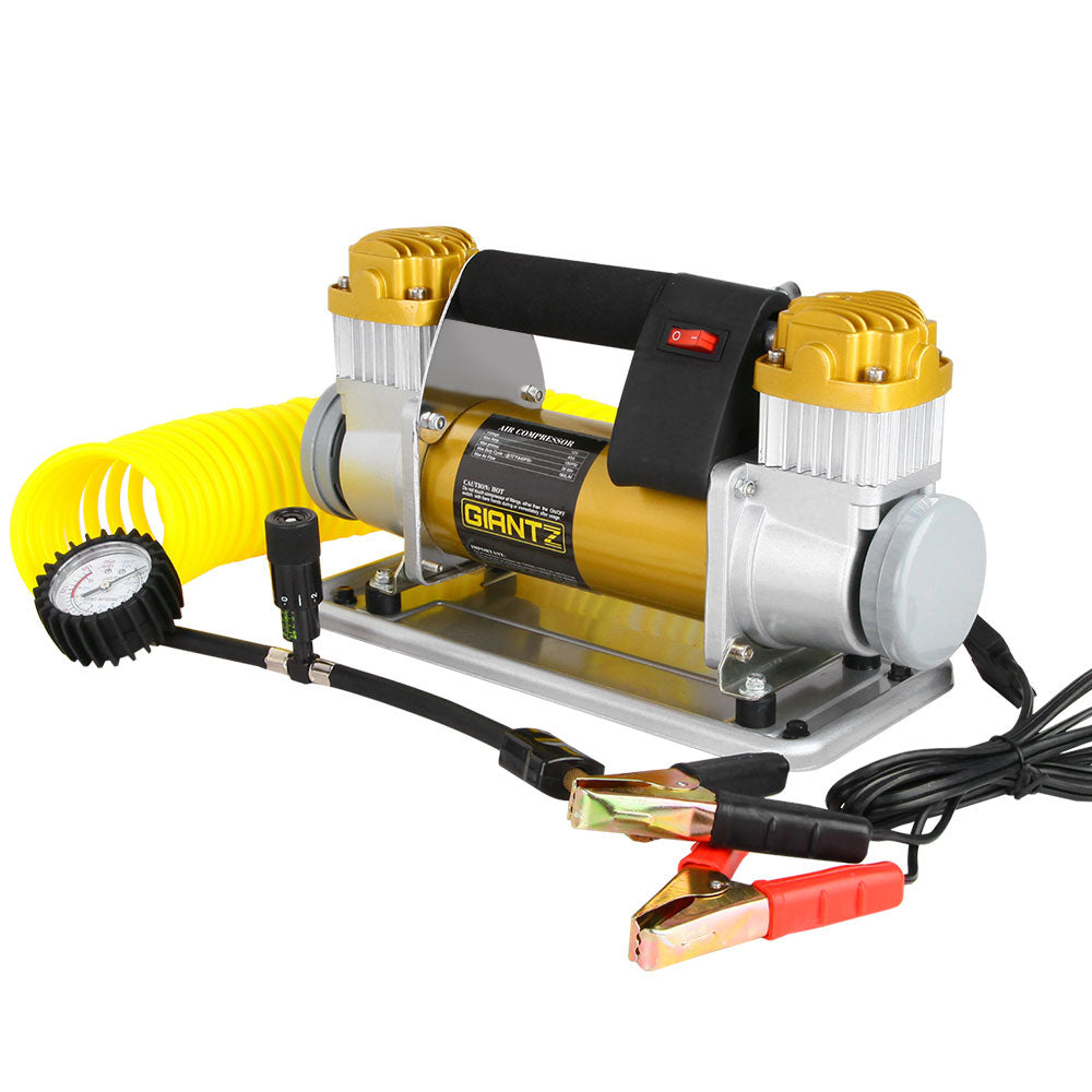 Air Compressor 12V 4x4 Tyre 200L/MIN Deflator Inflator Car Truck Portable