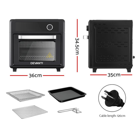 Air Fryer 20L LCD Fryers Oven