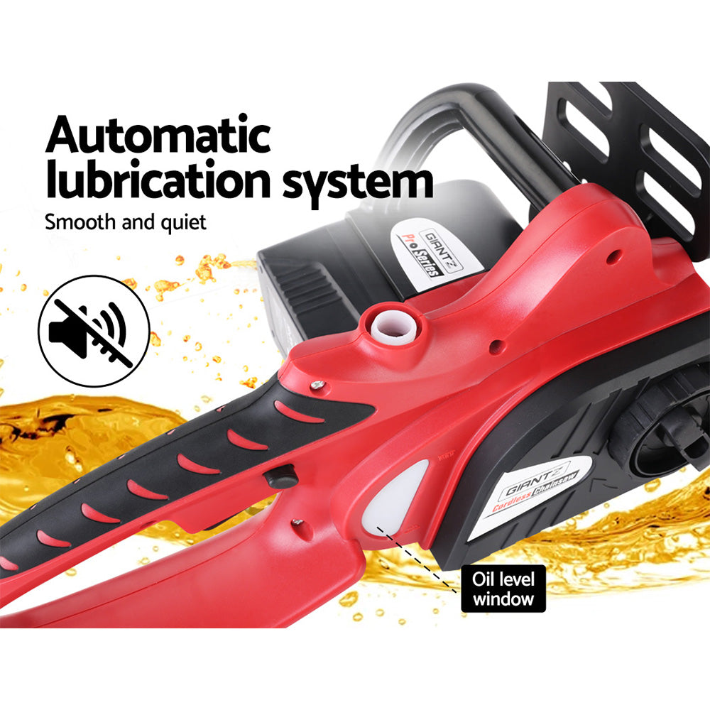 Chainsaw 10" 20V Cordless Saw Electric Battery Rechargeable, Chainsaw Electric Cordless 20V 10" Saw Wood Cutter Pruner Li-lon Battery