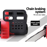 Chainsaw 10" 20V Cordless Saw Electric Battery Rechargeable, Chainsaw Electric Cordless 20V 10" Saw Wood Cutter Pruner Li-lon Battery