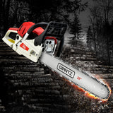 Chainsaw Petrol 62CC 20" Bar Commercial E-Start Pruning Chain Saw, Chainsaw Petrol 62CC 20" Bar Commercial E-Start Pruning Chain Saw 4.5HP
