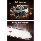 Chainsaw Petrol 45CC 16" Bar Commercial E-Start Pruning Chain Saw, Chainsaw Petrol 45CC 16" Bar Commercial E-Start Pruning Chain Saw 3.5HP