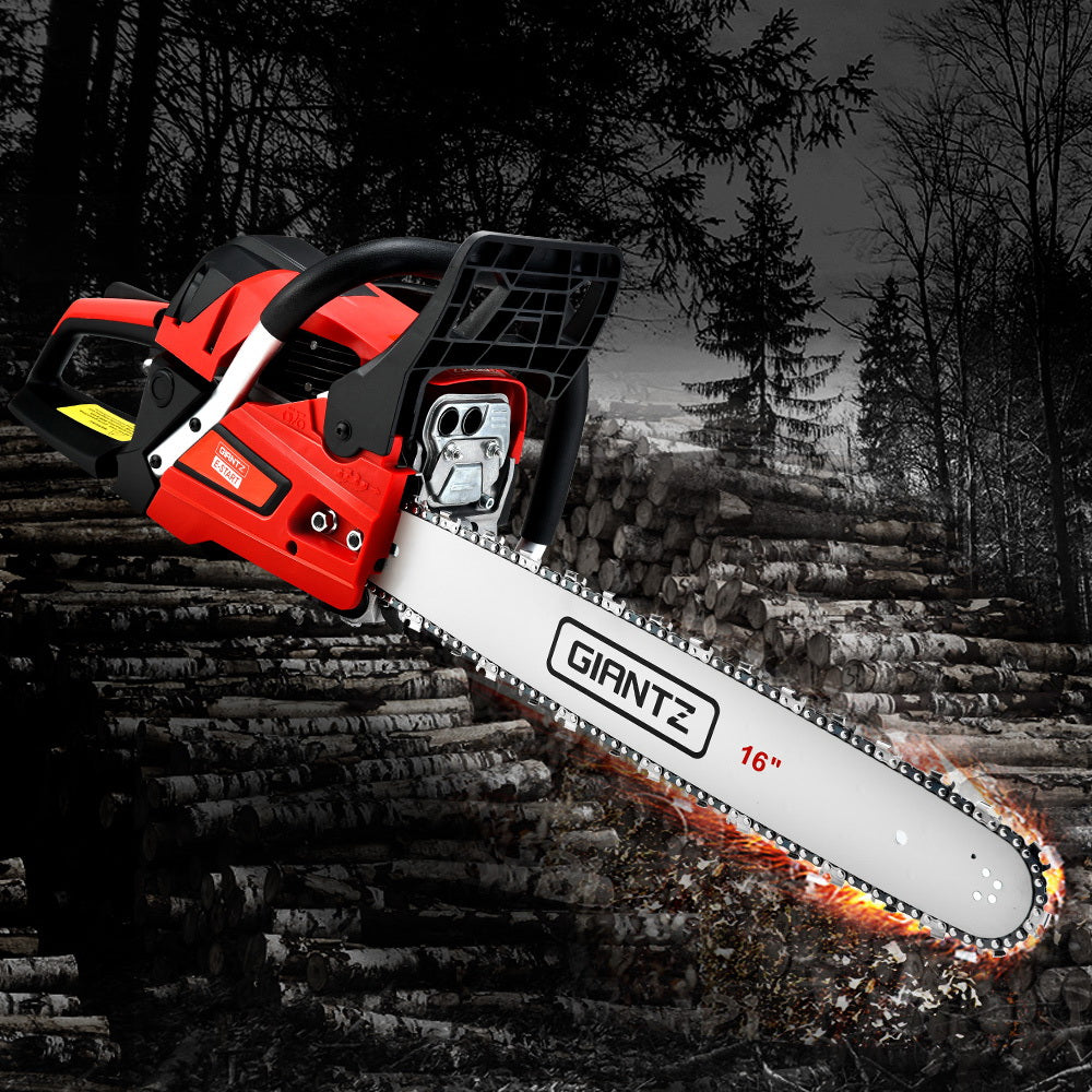 Chainsaw Petrol 45CC 16" Bar Commercial E-Start Pruning Chain Saw, Chainsaw Petrol 45CC 16" Bar Commercial E-Start Pruning Chain Saw 3.5HP