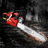 Chainsaw Petrol 45CC 16" Bar Commercial E-Start Pruning Chain Saw, Chainsaw Petrol 45CC 16" Bar Commercial E-Start Pruning Chain Saw 3.5HP