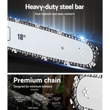 Chainsaw Petrol 75CC 18" Bar Commercial E-Start Pruning Chain Saw, Chainsaw Petrol 52CC 20" Bar Commercial E-Start Pruning Chain Saw 5.2HP