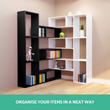 Bookshelf L Shape DIY - Black