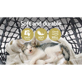 Hammock Chair Outdoor Hanging Macrame Cotton Indoor Grey