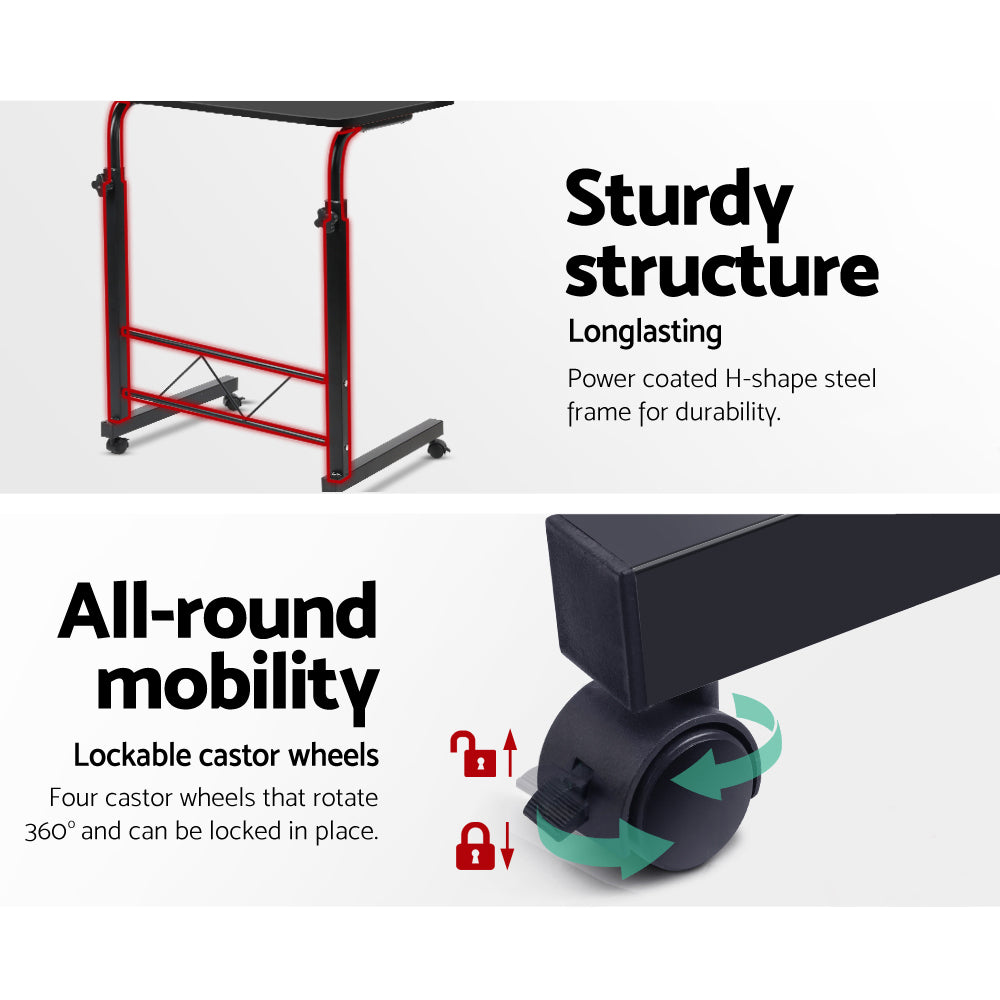 Laptop Desk Table Adjustable 60CM Black