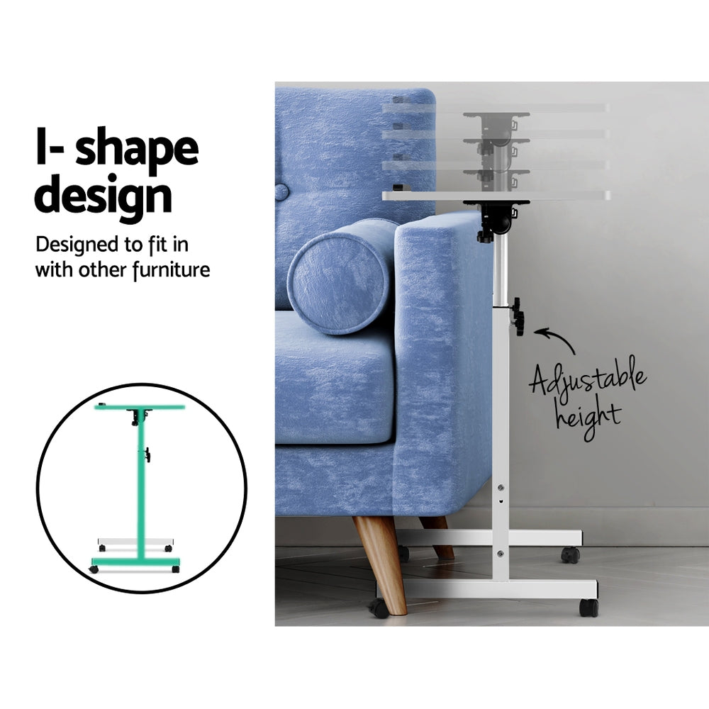 Laptop Desk Table Adjustable 80CM White