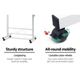 Laptop Desk Table Adjustable 80CM White