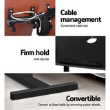 Laptop Desk Table Fan Cooling Black 60CM