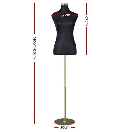 Female Mannequin Dummy Model Dressmaker Clothes Display Torso Tailor BK