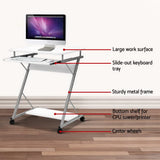 Computer Desk Keyboard Tray Shelf White 60CM
