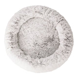 Pet Bed Dog Cat 110cm Calming Extra Large Soft Plush White Brown