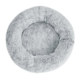 Pet Bed Dog Cat 90cm Large Calming Soft Plush Charcoal