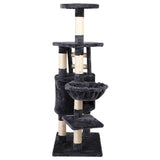 Cat Tree 120cm Tower Scratching Post Scratcher Wood Condo House Bed Toys