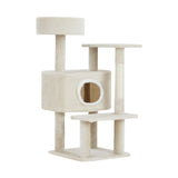 Cat Tree 90cm Scratching Post Tower Scratcher Wood Condo House Bed Trees