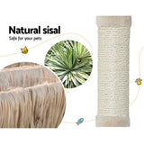 Cat Tree 110cm Tower Scratching Post Scratcher Wood Condo House Bed Toys