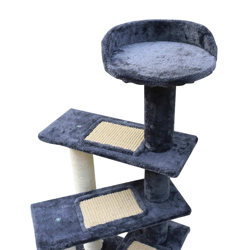 Cat Tree 100cm Scratching Post Scratcher Tower Wood Condo House Trees Bed