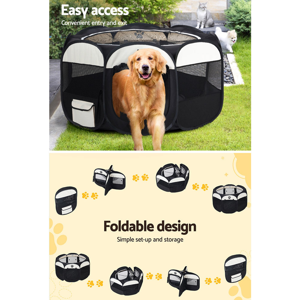 Dog Playpen Tent Pet Crate Fence 3XL Enclosure