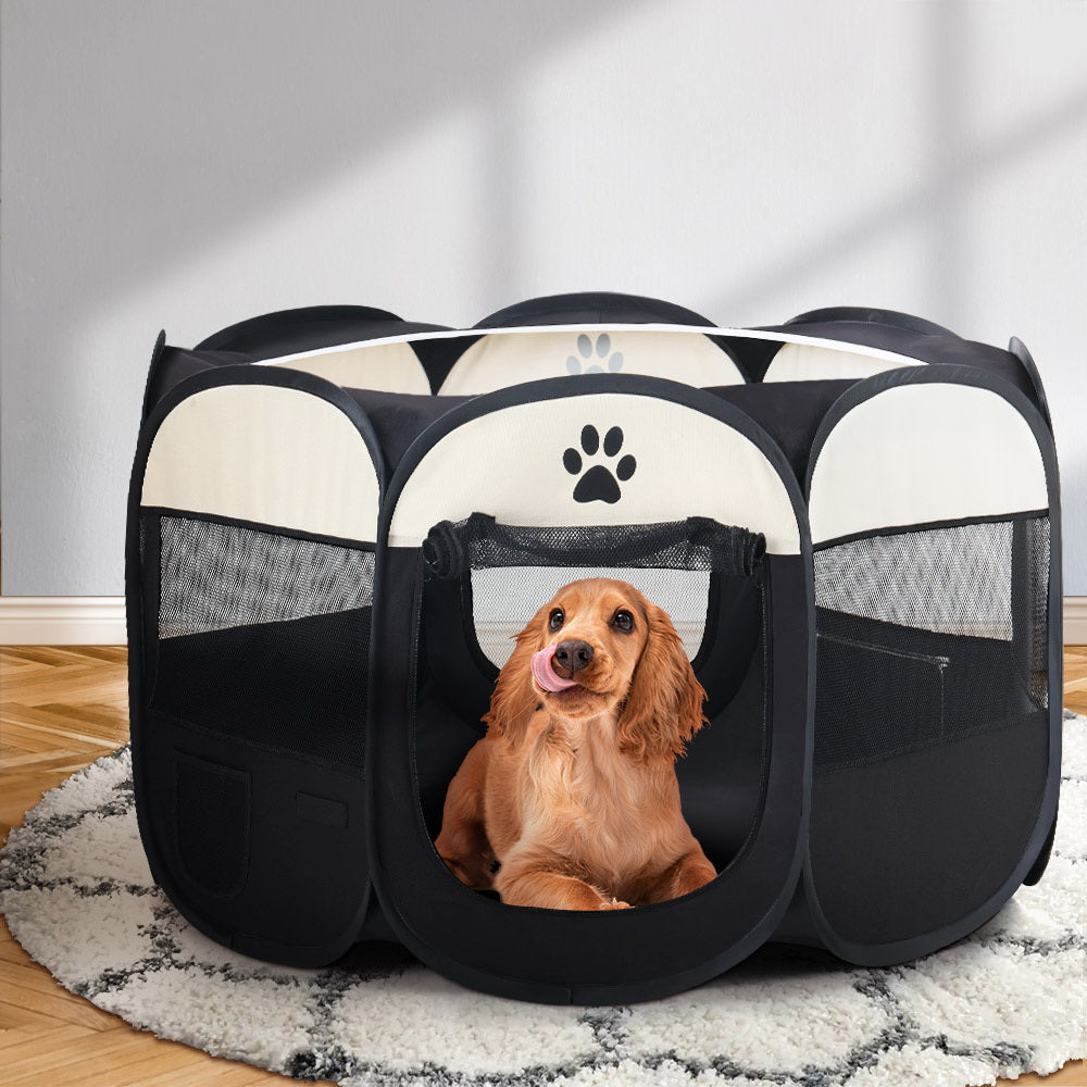 Dog Playpen Tent Pet Crate Fence XL Enclosure