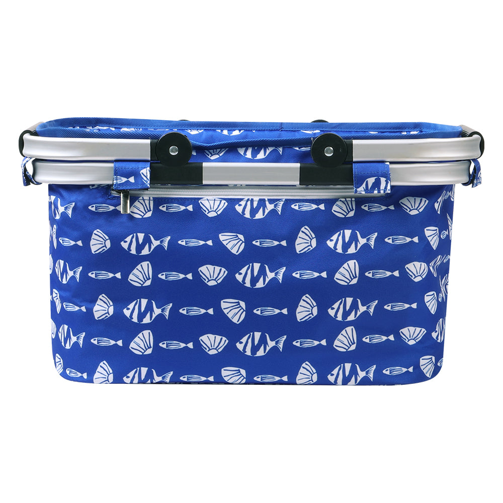 Picnic Basket Folding Bag Hamper Food Insulated Storage