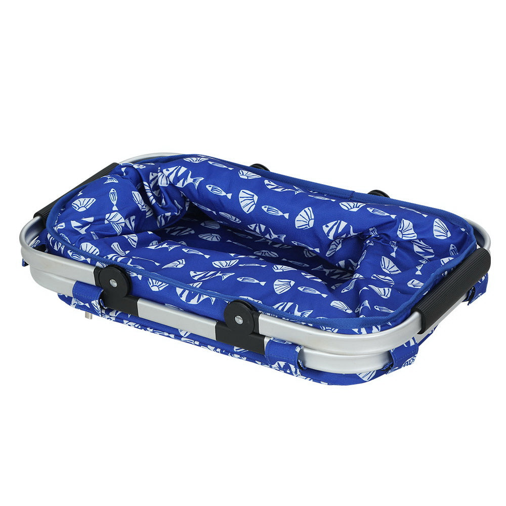 Picnic Basket Folding Bag Hamper Food Insulated Storage