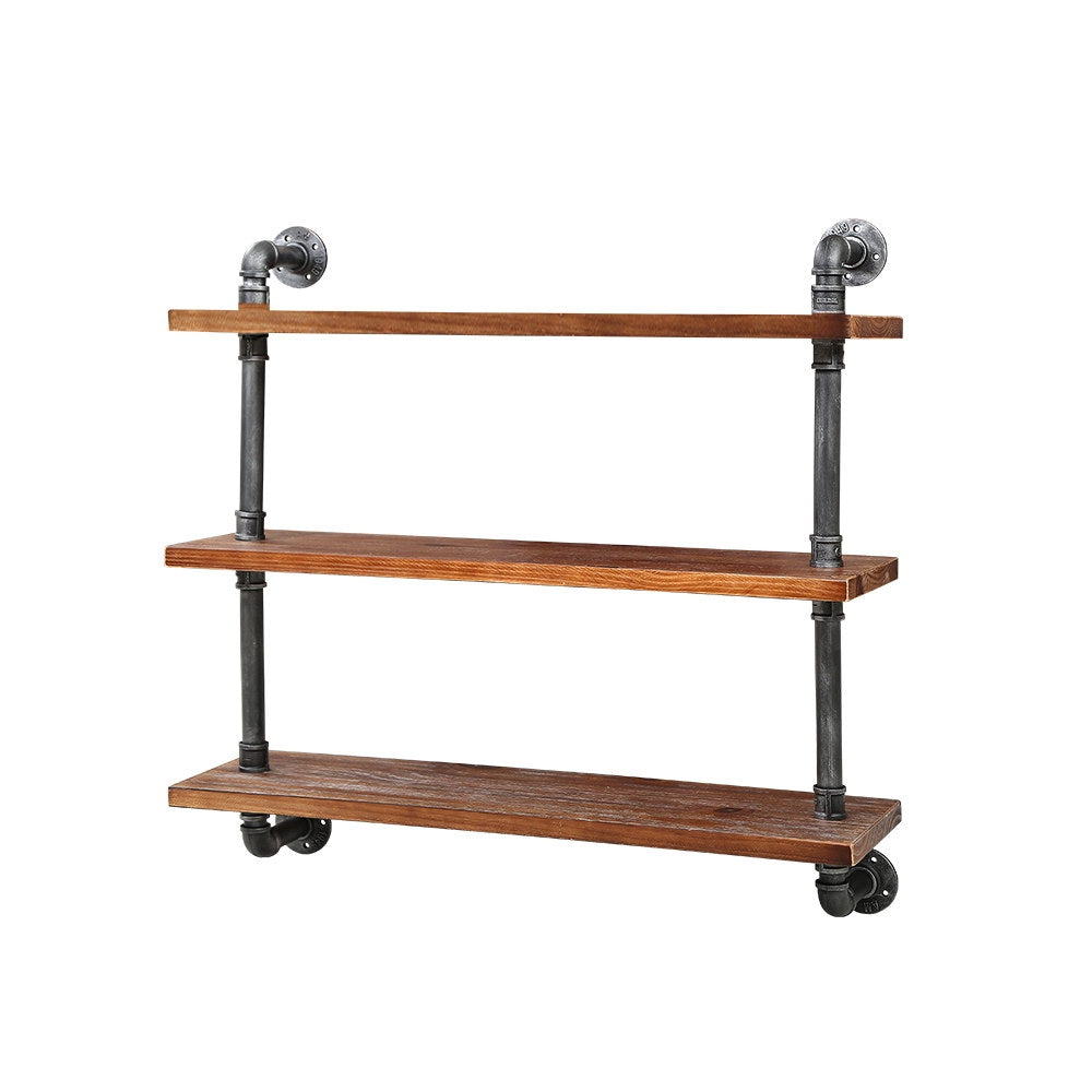 Floating DIY Pipe Shelf 3 Tiers - ISSA