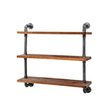 Floating DIY Pipe Shelf 3 Tiers - ISSA