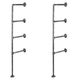 Floating DIY Pipe Shelf Metal Brackets Set of 2