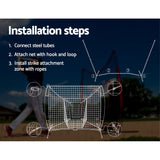 7ft Baseball Net Pitching Kit with Stand Softball�Training Aid Sports