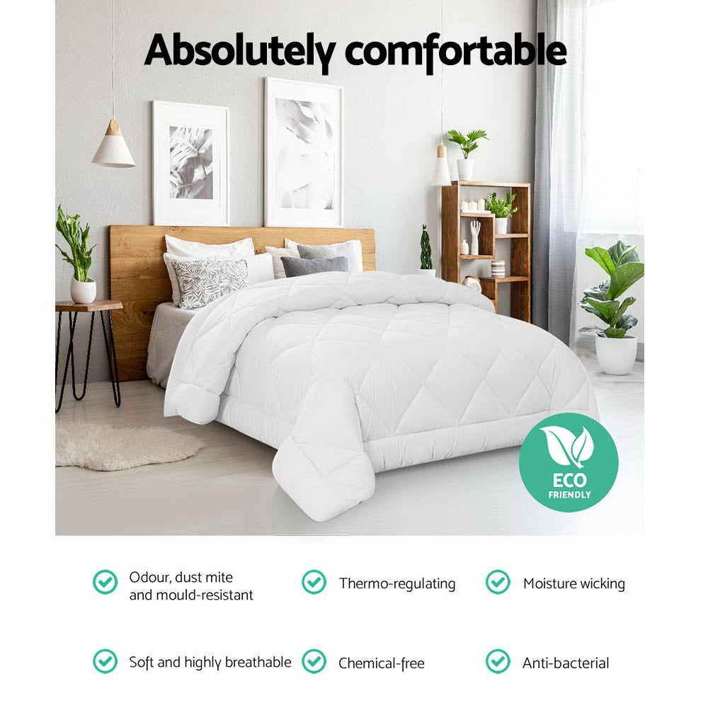 800GSM Microfibre Bamboo Quilt King