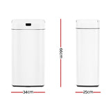 45L Motion Sensor Bin Rubbish Automatic White