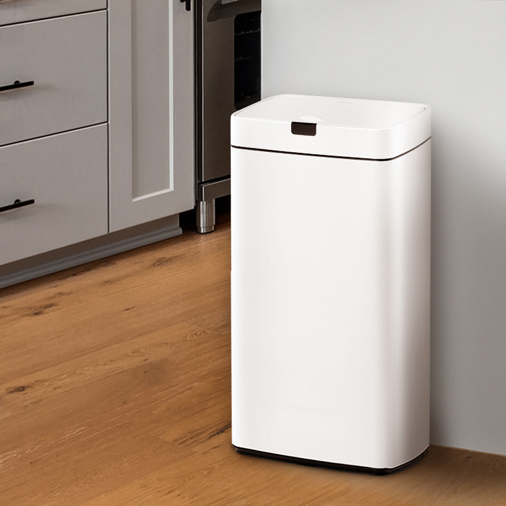 45L Motion Sensor Bin Rubbish Automatic White