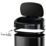 58L Motion Sensor Bin Rubbish Automatic Black