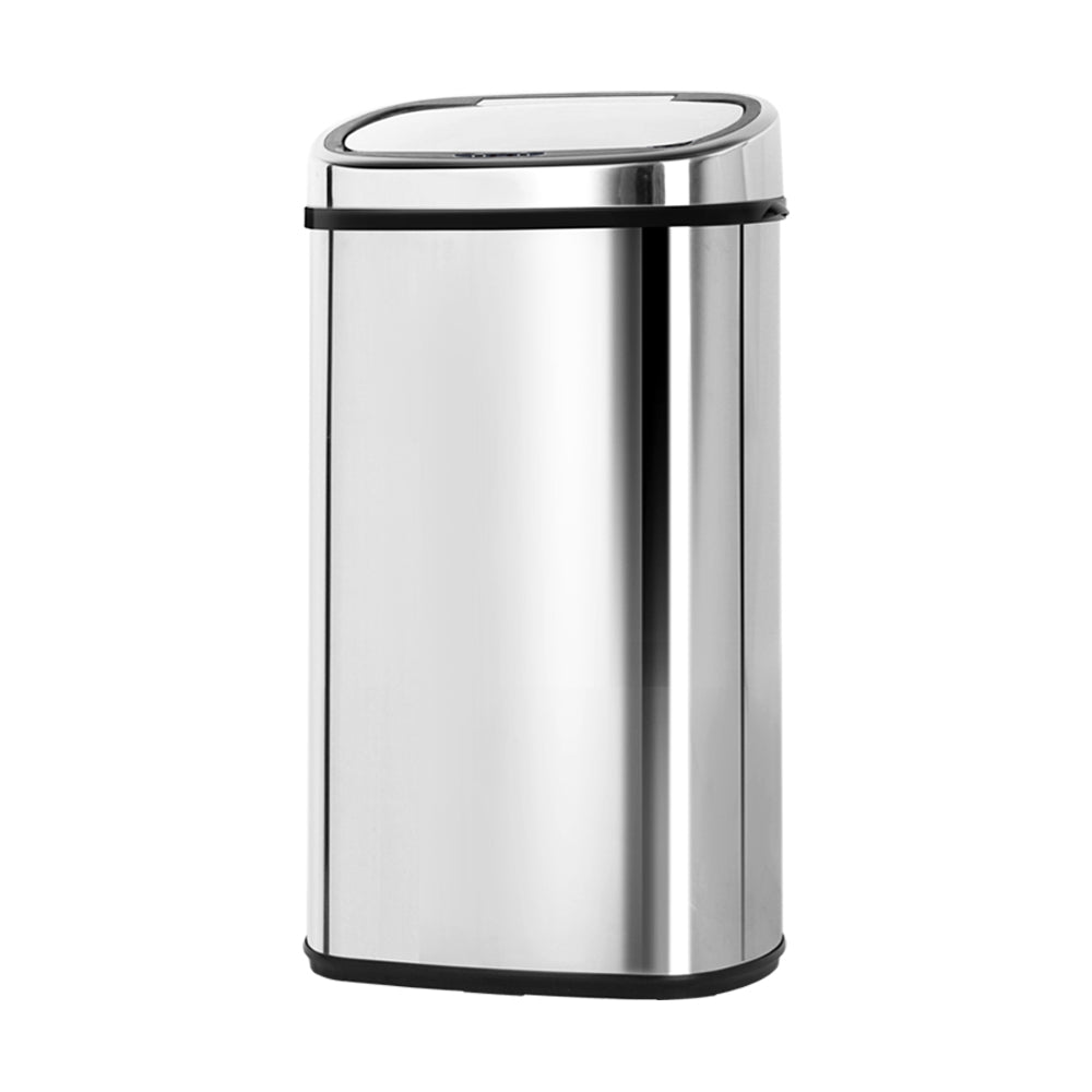 68L Motion Sensor Bin Rubbish Automatic Silver
