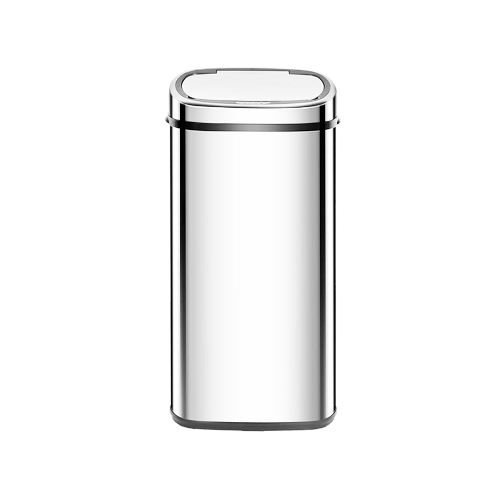 68L Motion Sensor Bin Rubbish Automatic Silver