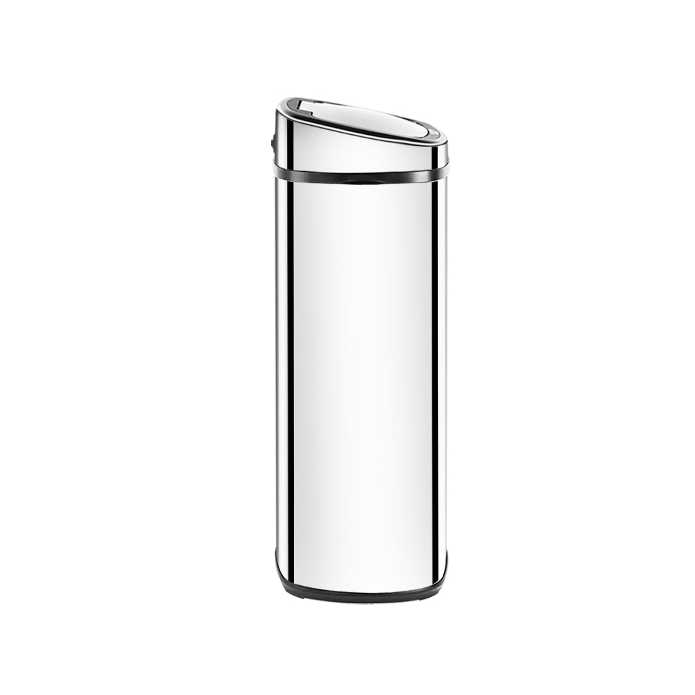 68L Motion Sensor Bin Rubbish Automatic Silver