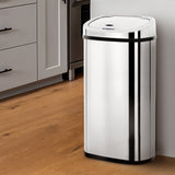 68L Motion Sensor Bin Rubbish Automatic Silver