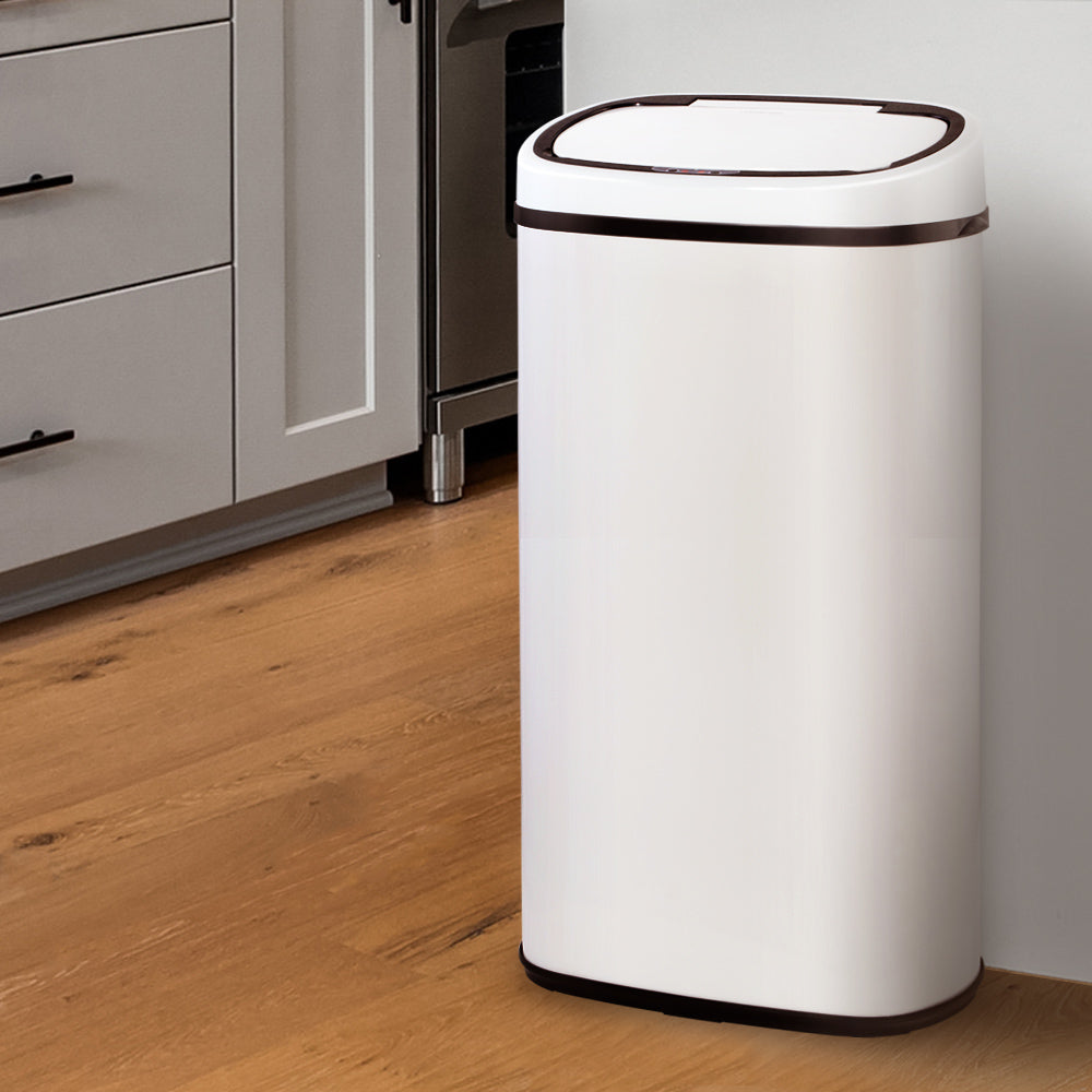 68L Motion Sensor Bin Rubbish Automatic White